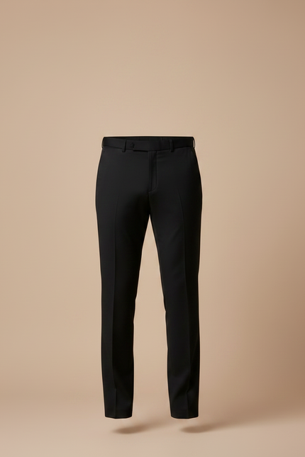Pantalon De Smoking Noir - Gabardine - vue 3