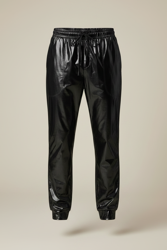 Pantalon Pvc Noir - Simili cuir - vue 3
