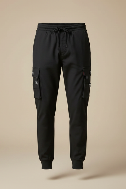 Pantalon Marche Noir - Polyester - vue 3
