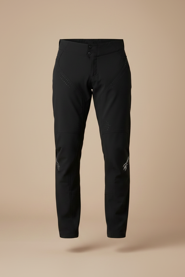 Pantalon Noir Technique Ajusté Respirant Homme - Polyester - vue 3