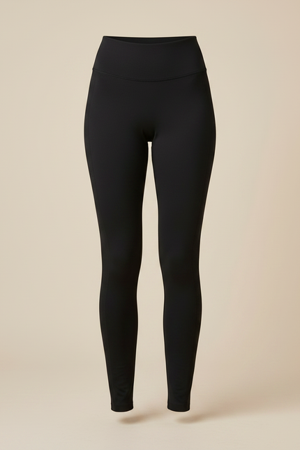 Pantalon Noir Legging Yoga Taille Haute Sculptant - Maille - vue 3