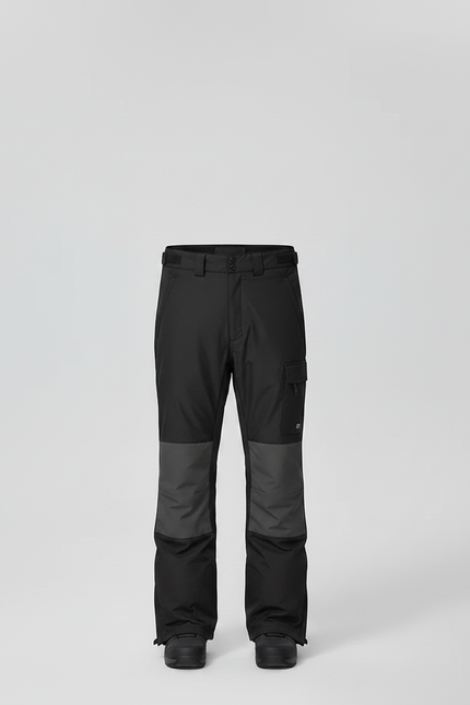 Pantalon Noir Salopette Ski Imperméable Homme - Polyester - vue 3