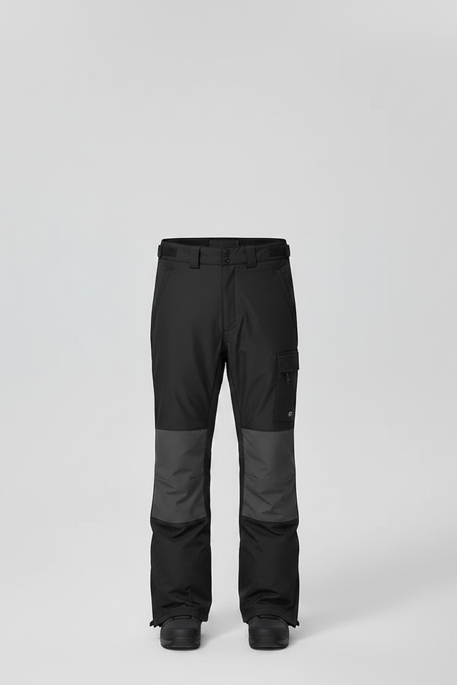 Pantalon Noir Salopette Ski Imperméable Homme - Polyester - vue 3