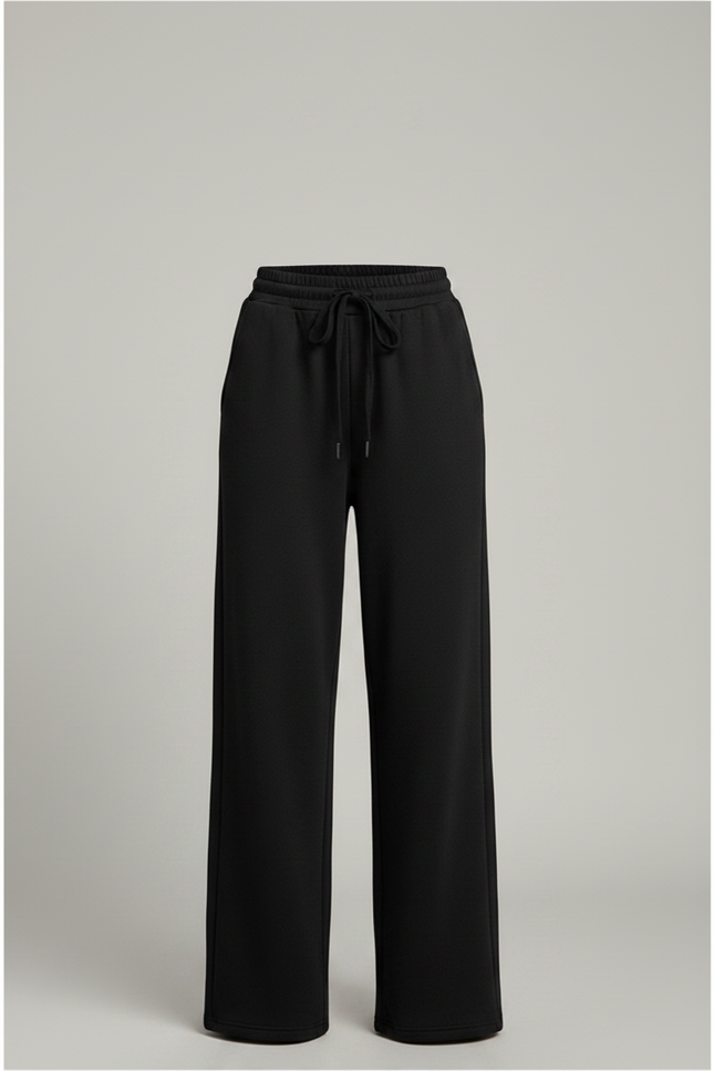 Pantalon Jogging Noir Femme - Molleton - vue 3