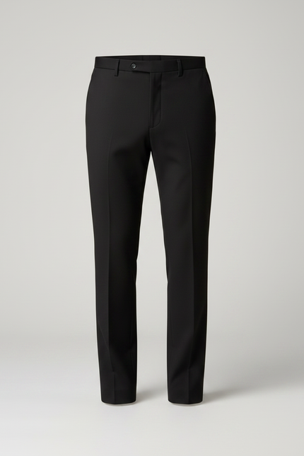 Pantalon Noir Homme Habillé Slim Stretch Élégant - Gabardine - vue 3