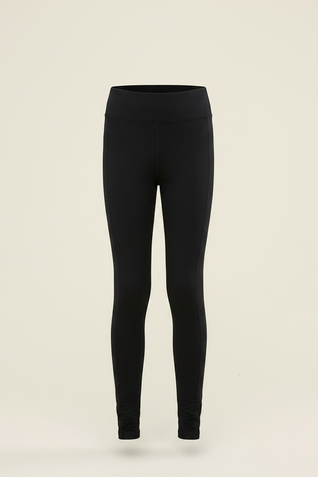 Pantalon Noir Legging Coton Spandex Enfant Sport - vue 3
