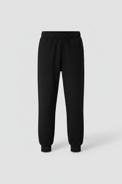 Pantalon Noir Ample Sport Jogging Garçon - Molleton - vue 3