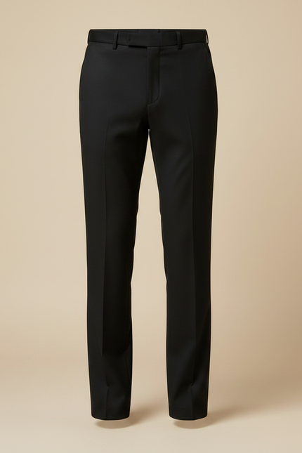 Pantalon Tergal Noir - Polyester - vue 3