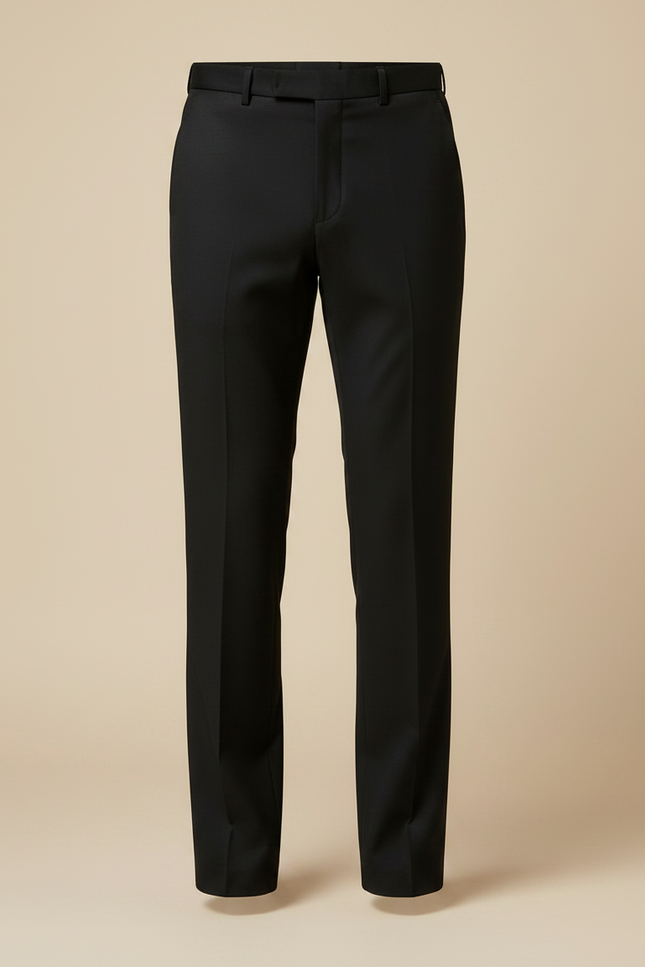 Pantalon Tergal Noir - Polyester - vue 3