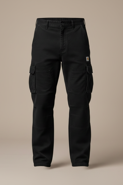 Pantalon De Travail Noir - Toile - vue 3