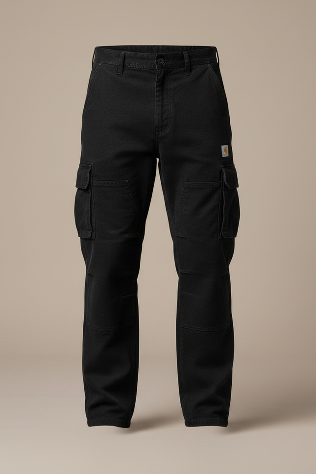 Pantalon De Travail Noir - Toile - vue 3