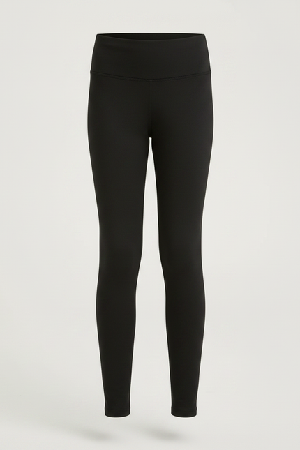 Pantalon Noir Fille Confortable Extensible Sportif Hiver - Polyester - vue 3