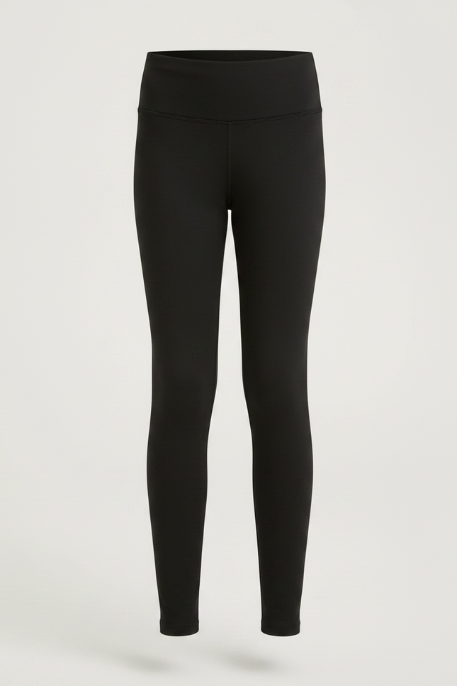 Pantalon Noir Fille Confortable Extensible Sportif Hiver - Polyester - vue 3