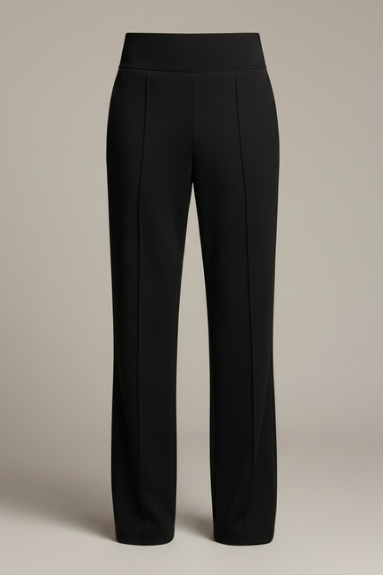 Pantalon Noir Taille Haute Droit Homme Élégant - Gabardine - vue 3