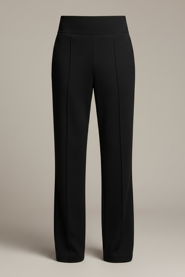 Pantalon Noir Taille Haute Droit Homme Élégant - Gabardine - vue 3