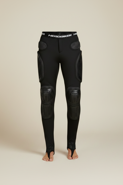 Pantalon Motocross Noir - Maille - vue 3