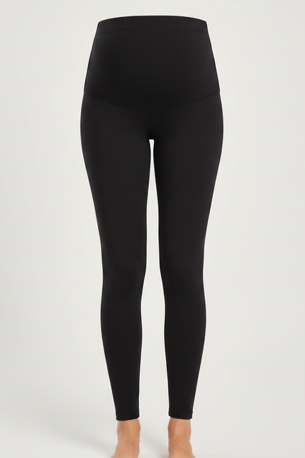 Pantalon Slim Noir Grossesse - Maille - vue 3