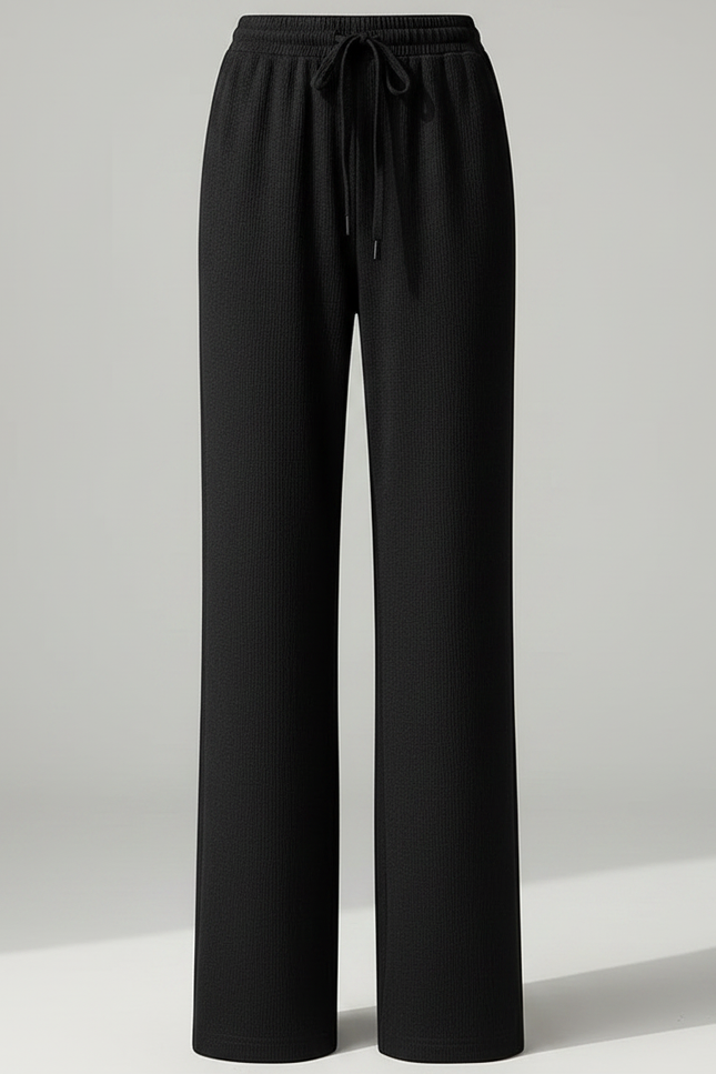 Pantalon Laine Noir Femme - vue 3