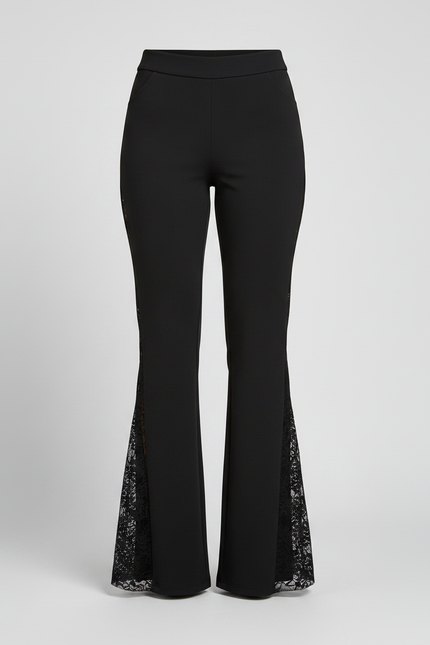 Pantalon Noir Fuselé Femme - Gabardine - vue 3