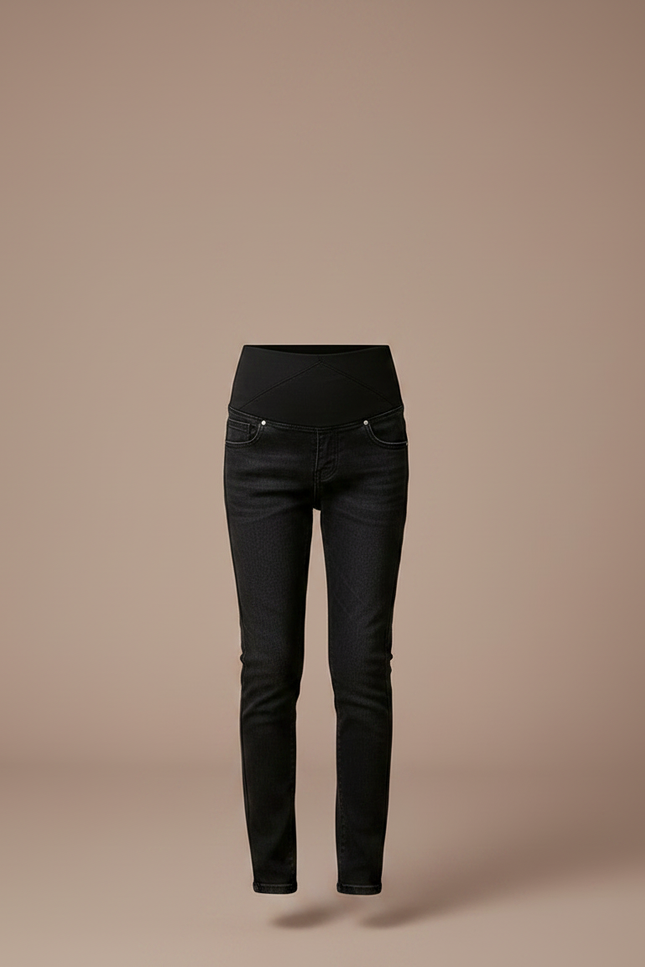 Pantalon Noir Jean Skinny Élastique Ajusté Confortable - vue 3