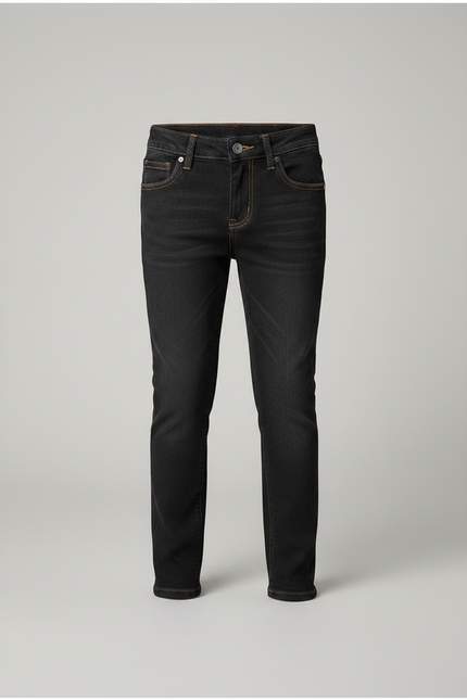 Pantalon Noir Jean Slim Enfant Décontracté - vue 3