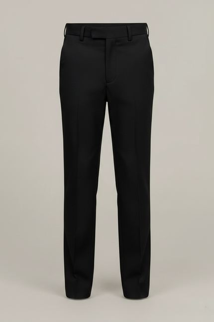 Pantalon Noir Ajusté Élégant Garçon Formel - Polyester - vue 3
