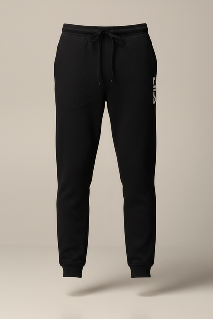 Pantalon Noir Sportswear - Molleton - vue 3