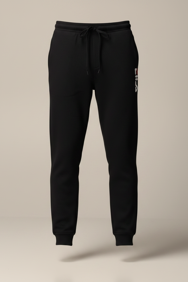 Pantalon Noir Sportswear - Molleton - vue 3
