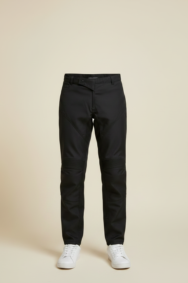 Pantalon Noir Matelassé Sportif Enfant Décontracté - Polyester - vue 3