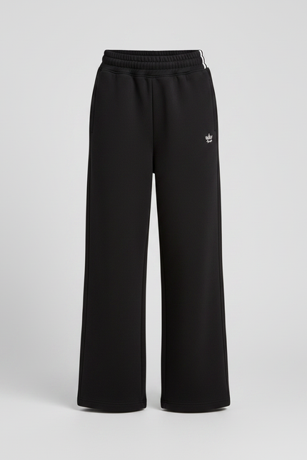 Pantalon Noir Ample Coton Enfant Sport - Molleton - vue 3
