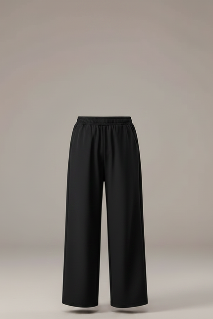 Pantalon Noir Ample Décontracté Léger Garçon - Polyester - vue 3