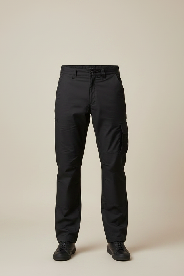 Pantalon Noir Cargo Multi-poches Décontracté Homme - Polyester - vue 3