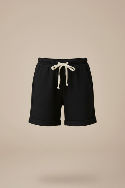 Pantalon Noir Court Coton Confortable Enfant - Molleton - vue 3