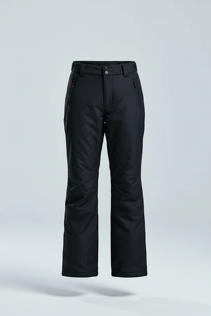 Pantalon Noir Ski Imperméable Enfant Hiver - Polyester - vue 3