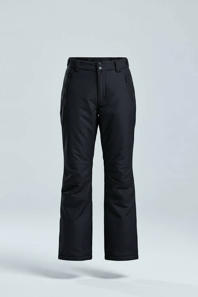 Pantalon Noir Ski Imperméable Enfant Hiver - Polyester - vue 3