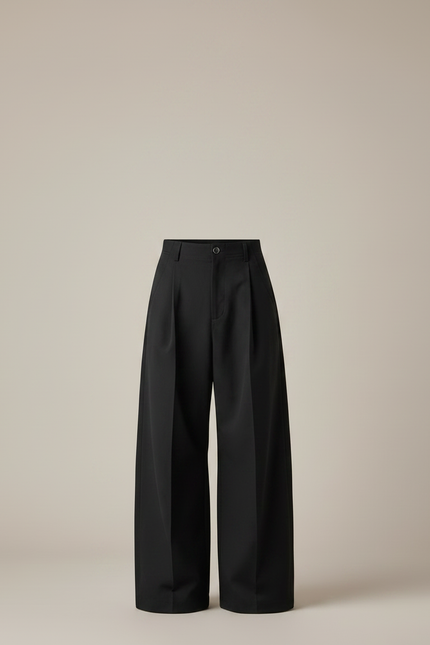Pantalon Noir Ample Cargo Zips Homme Décontracté - Gabardine - vue 3