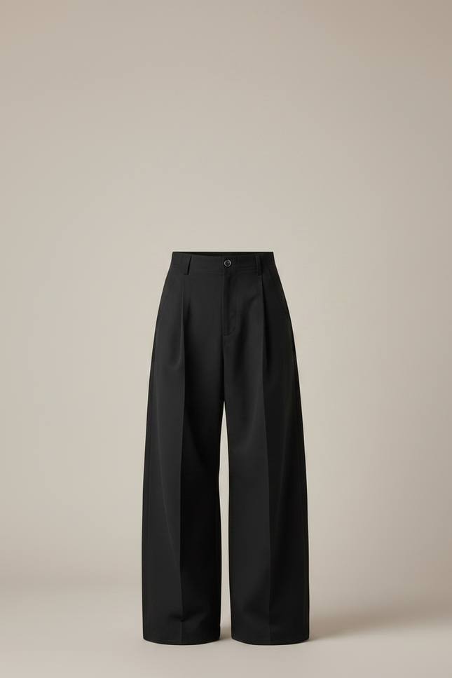 Pantalon Noir Ample Cargo Zips Homme Décontracté - Gabardine - vue 3