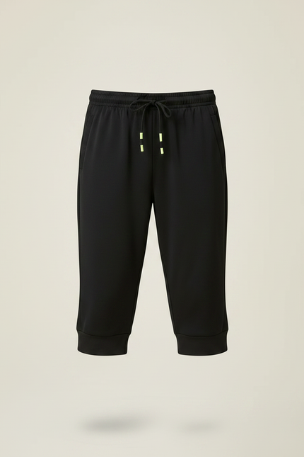 Pantalon Noir Garçon Court Sport Décontracté - Polyester - vue 3