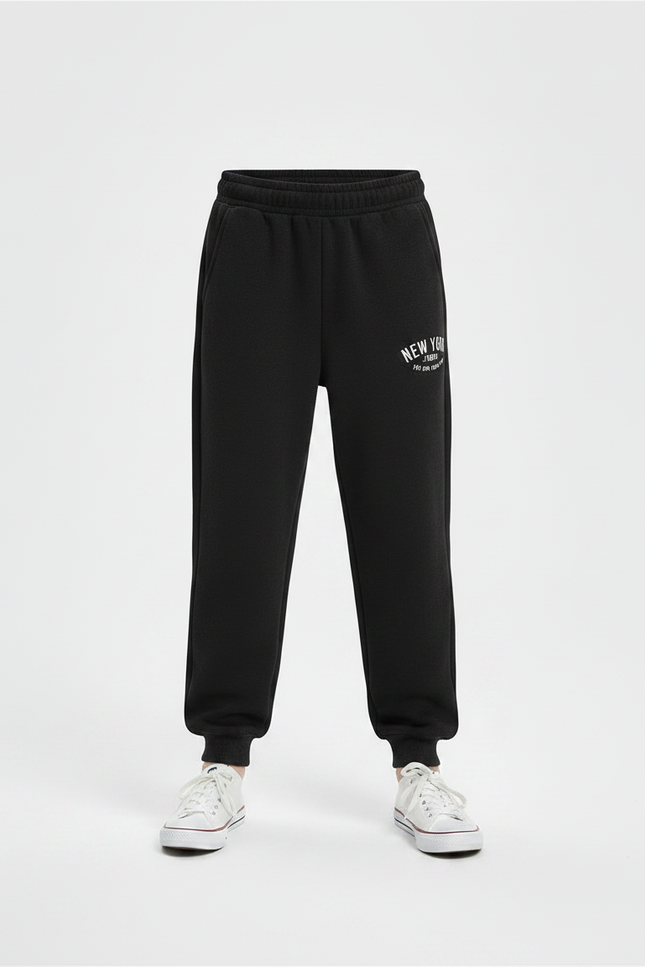 Pantalon Swat Noir - Molleton - vue 3