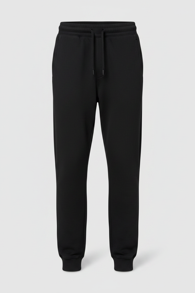 Pantalon Noir Ample Sport Décontracté Cordon Enfant - Molleton - vue 3