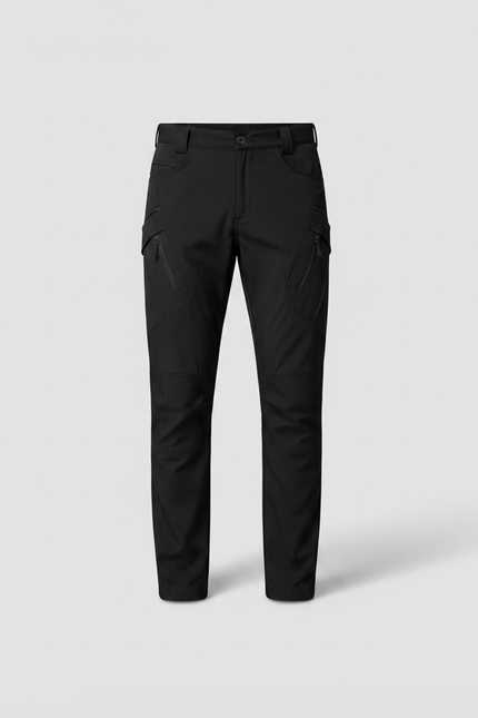 Pantalon Noir Militaire - Polyester - vue 3