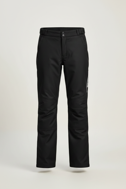 Pantalon Noir Enfant Sportif Imperméable Résistant Hiver - Polyester - vue 3