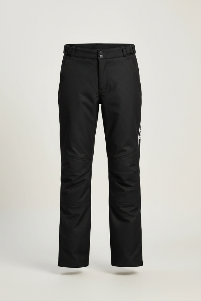 Pantalon Noir Enfant Sportif Imperméable Résistant Hiver - Polyester - vue 3