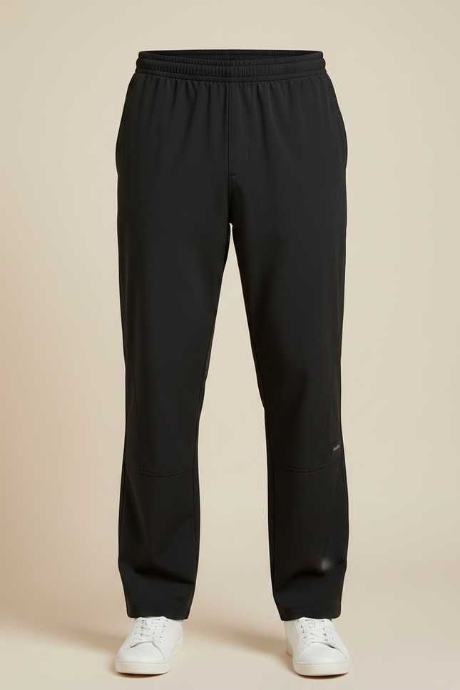 Pantalon Noir Homme Sport Décontracté Ample Droit - Polyester - vue 3