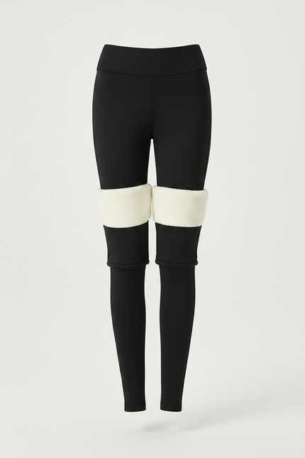 Pantalon Noir Extensible - Maille - vue 3