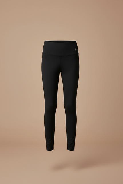 Pantalon Noir Legging Ajusté Confortable Élastique Fille - Polyester - vue 3