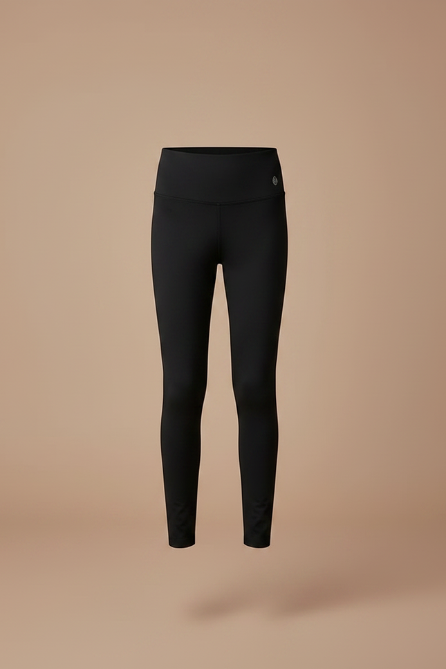 Pantalon Noir Legging Ajusté Confortable Élastique Fille - Polyester - vue 3