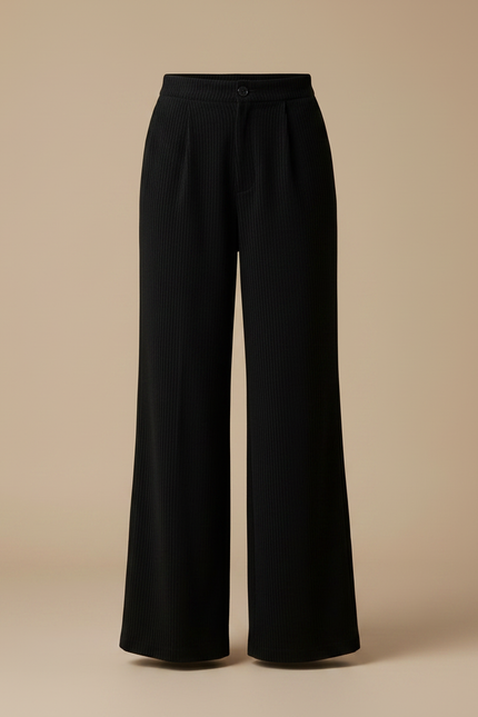 Pantalon Noir Cb8e - Cordé - vue 3
