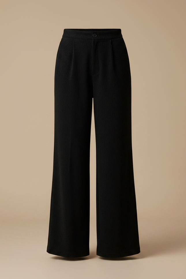 Pantalon Noir Cb8e - Cordé - vue 3