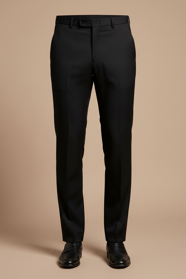 Pantalon Smoking Noir - Laine - vue 3